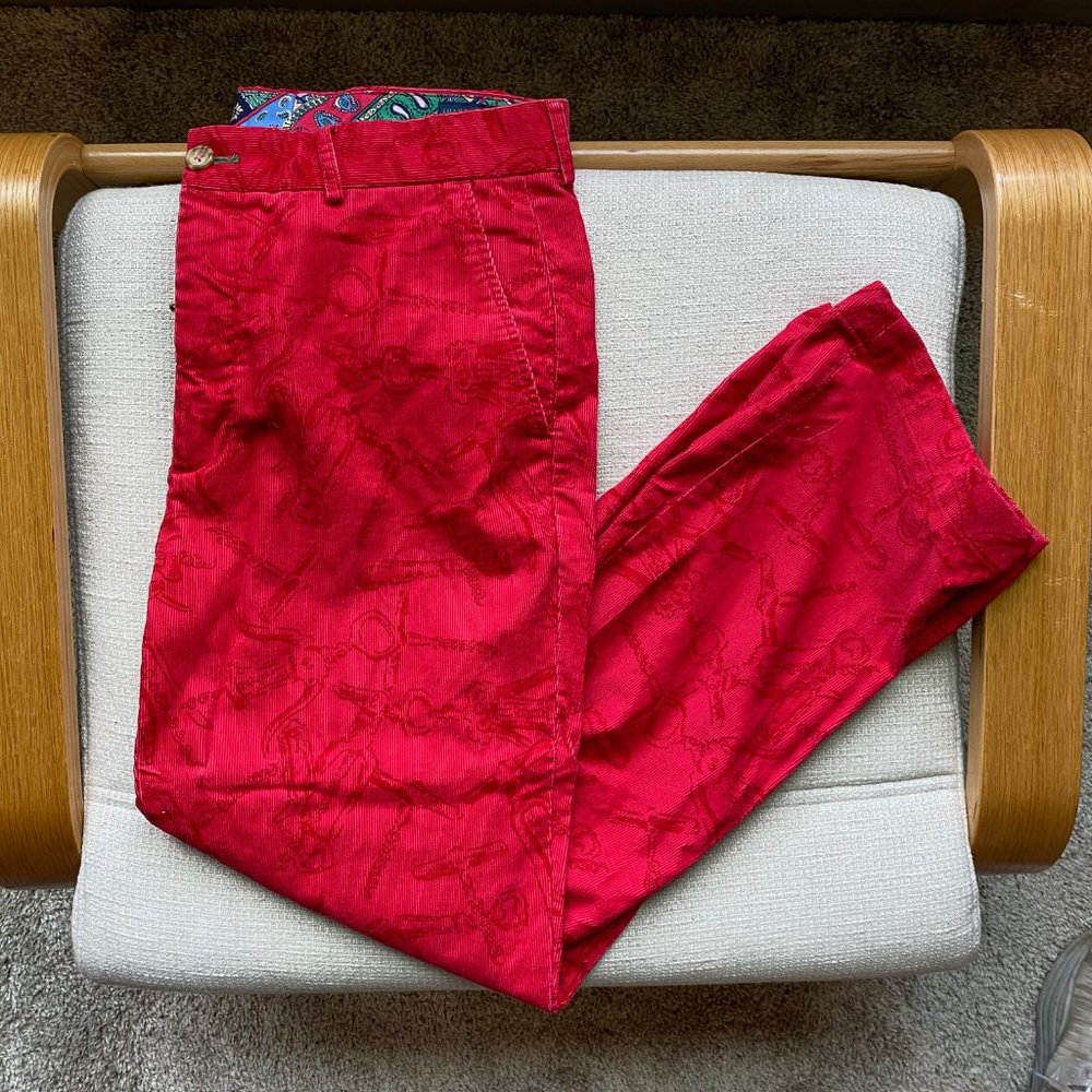 Lilly Pulitzer Mens Corduroys 30R - Bottle Opener